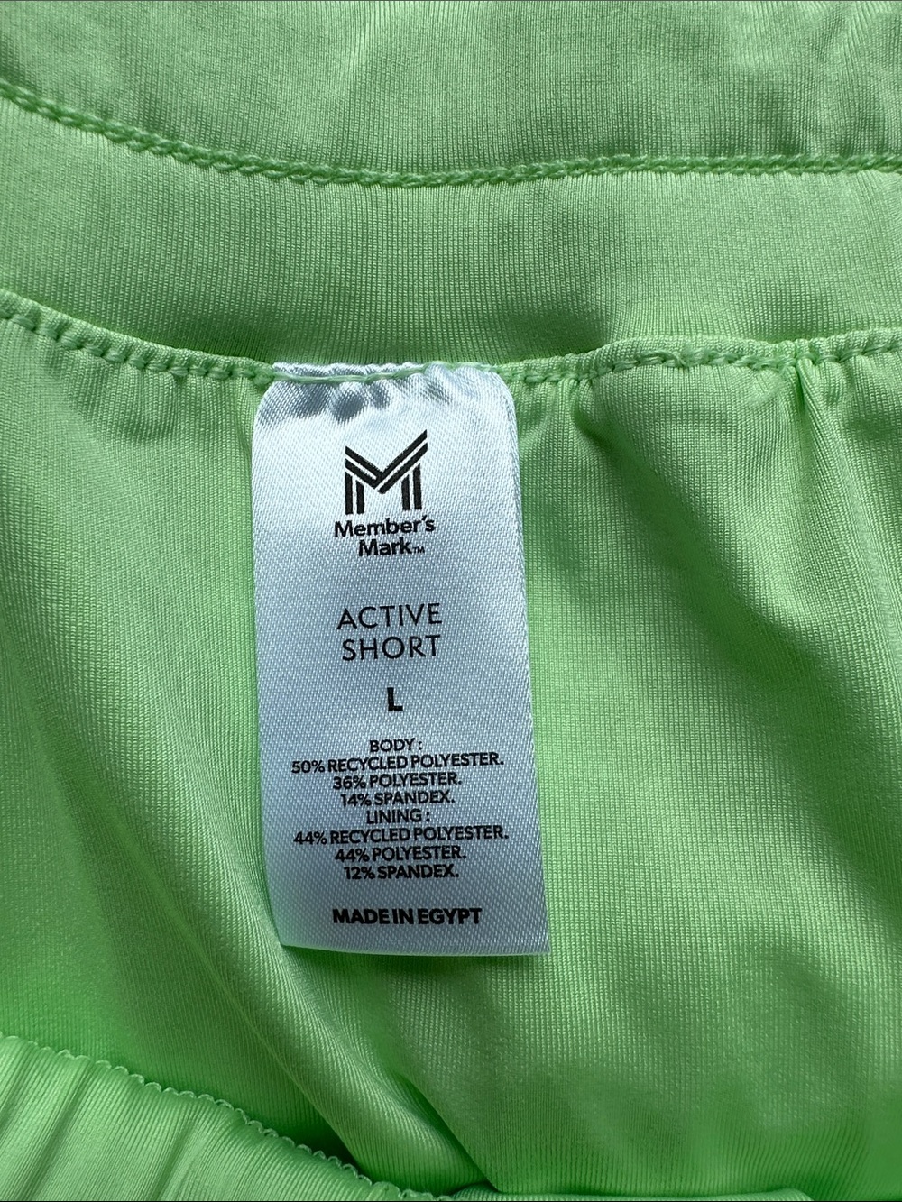 Athletic Women's Shorts - Light Green - Picture 3 of 5
